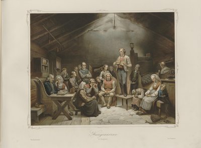 Norwegian Folk Life Pictures by Adolph Tidemand